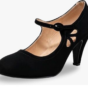 Black High Heel Shoes Size 8.5